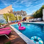 Avril Et De Luxe 15 Personnes Avec Piscine Chauffee Toute L'annee Selestat