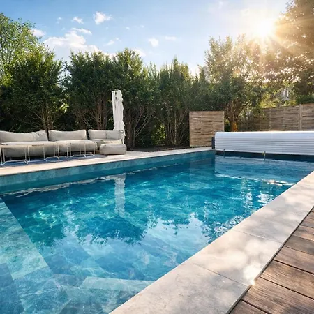 Avril Et De Luxe 15 Personnes Avec Piscine Chauffee Toute L'annee * Selestat