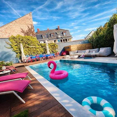 Avril Et De Luxe 15 Personnes Avec Piscine Chauffee Toute L'annee Sélestat
