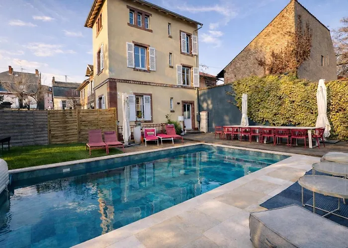 Villa Avril Et Spa Gite De Luxe 15 Personnes Avec Piscine Chauffee Toute L'Annee Villa Sélestat