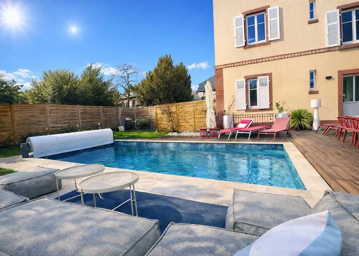 Villa Avril Et Spa Gite De Luxe 15 Personnes Avec Piscine Chauffee Toute L'Annee *