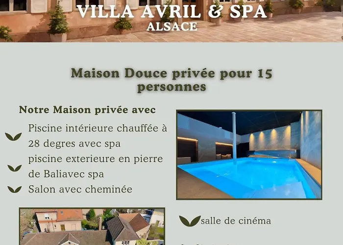 Villa Avril Et Spa Gite De Luxe 15 Personnes Avec Piscine Chauffee Toute L'Annee 别墅